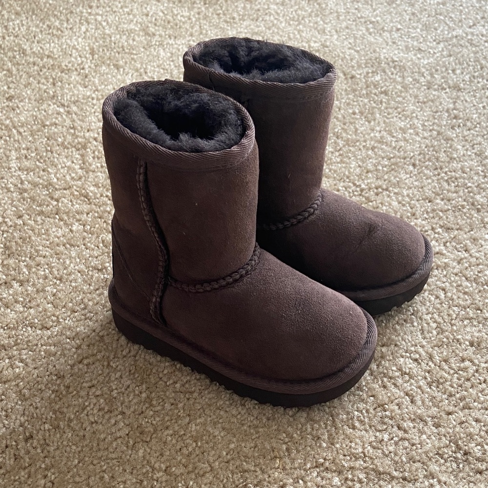 UGG Chocolate Brown Shearling Boots